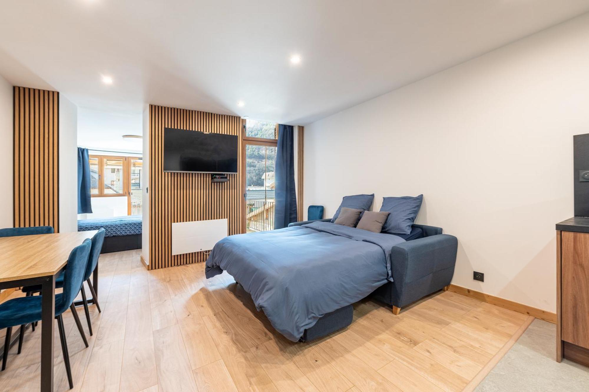 Appartement T2 "Le De Funes" Moutiers  Eksteriør bilde